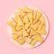 Cone Corn snack on plate isolated on pink background - PhotoDune Item for Sale