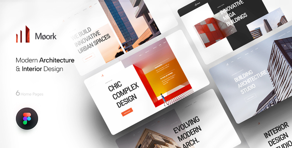 Moork - Architecture Figma Template