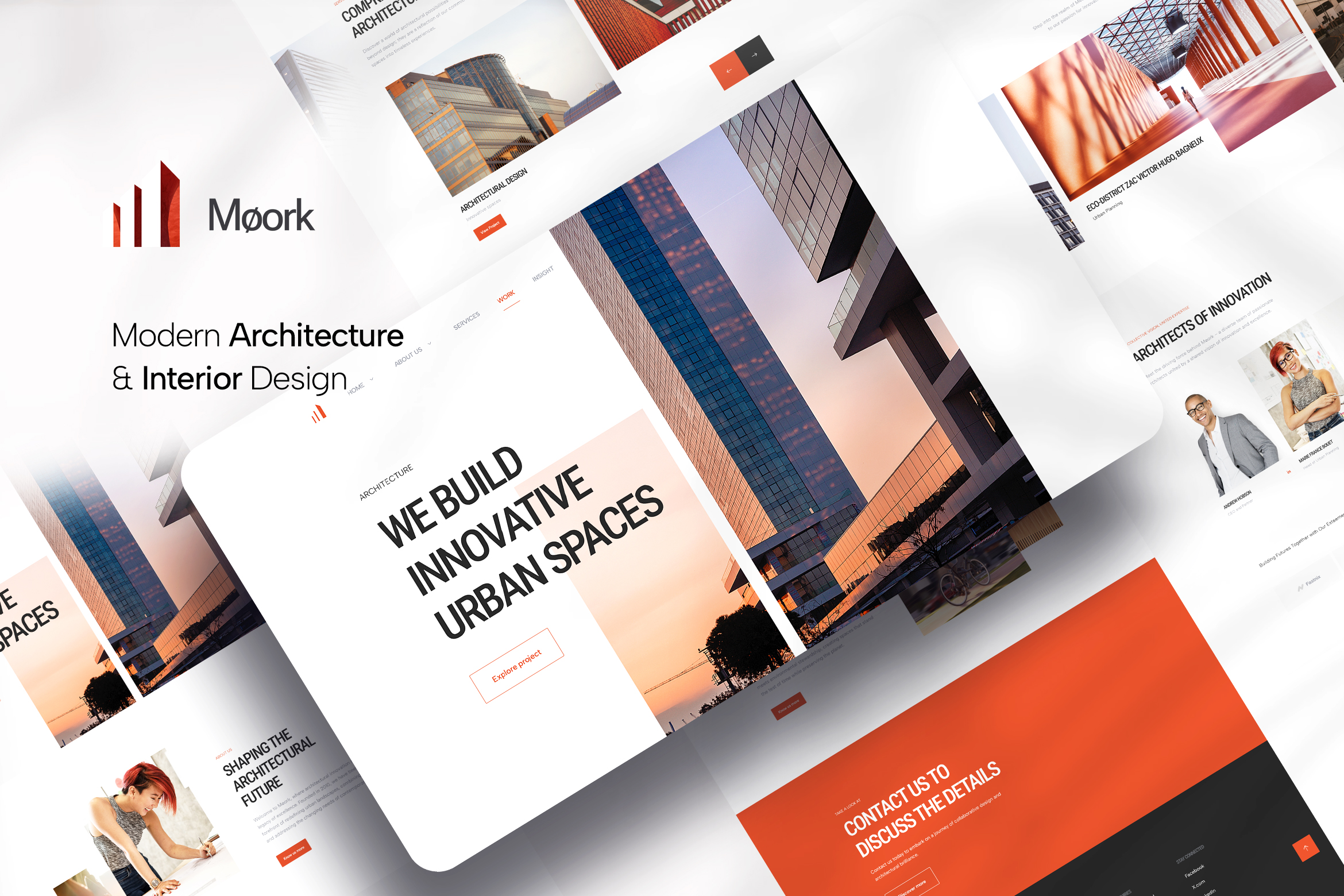 Moork - Architecture Figma Template - 1