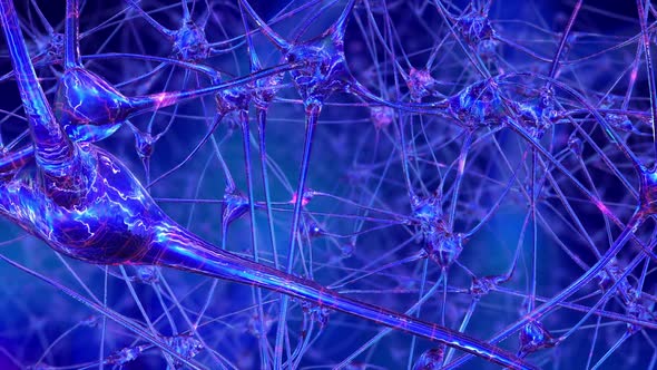 Computer Brain Thinking Neural Network