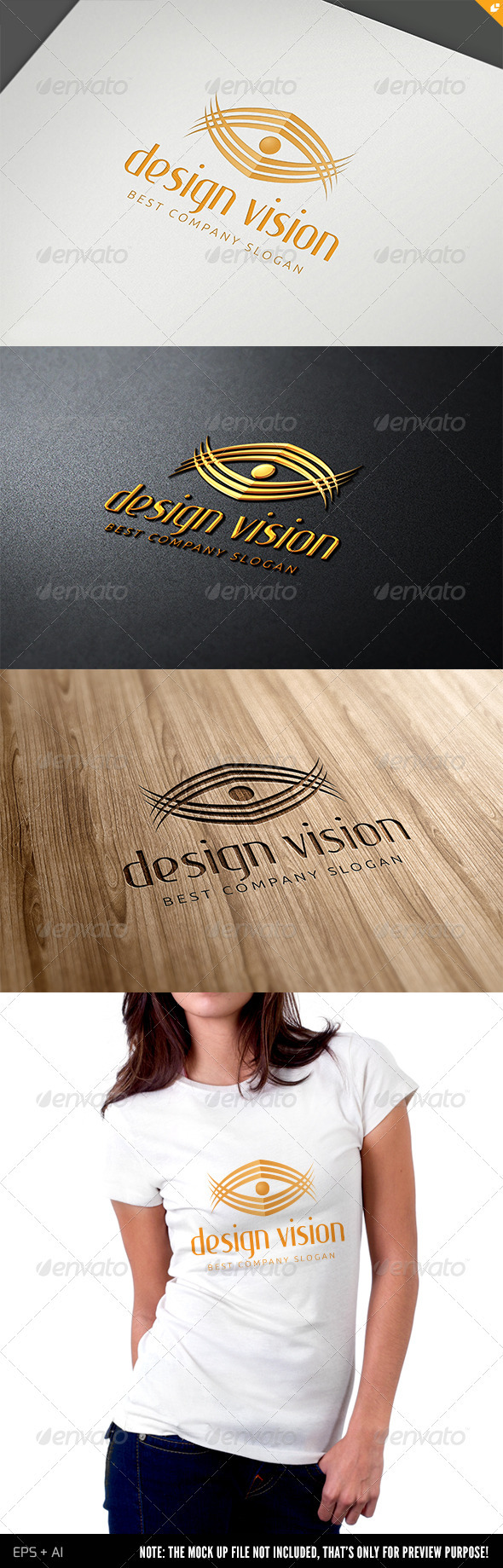 Media Design Vision Logo - Humans Logo Templates