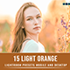 15 Light Orange Lightroom Presets