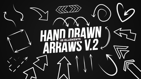 Hand Drawn Arrows v.2 | Premiere Pro