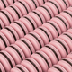Many rows with pink french macarons - PhotoDune Item for Sale