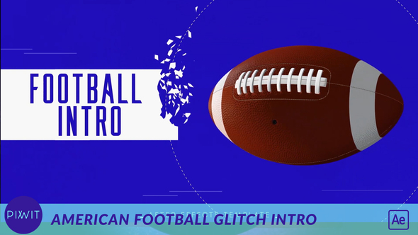 American Football Glitch Intro
