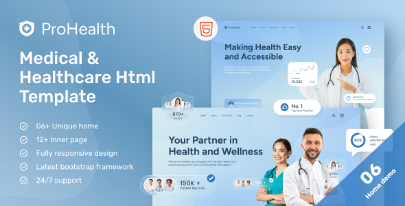[DOWNLOAD]ProHealth - Medical and Healthcare Template