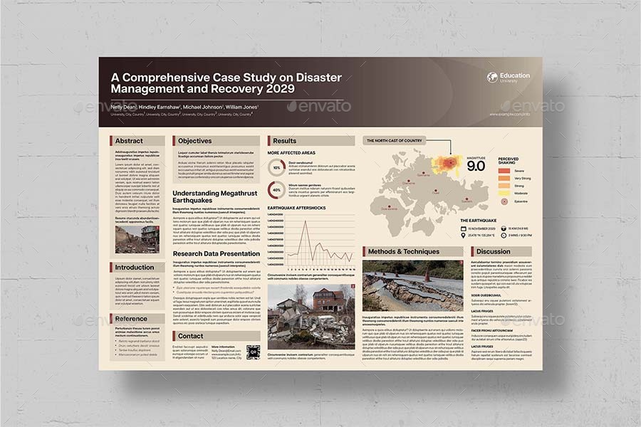 research poster template landscape