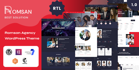 Romsan – Agency & Consulting Services WordPress Theme