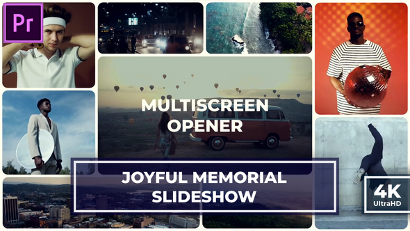 Joyful  Memorial Slideshow | Travel Creative Multiscreen Intro