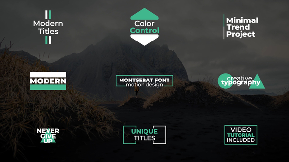 Simple Titles | AE Titles template preview