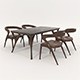 Restaurant Dining Table and Chairs 7
