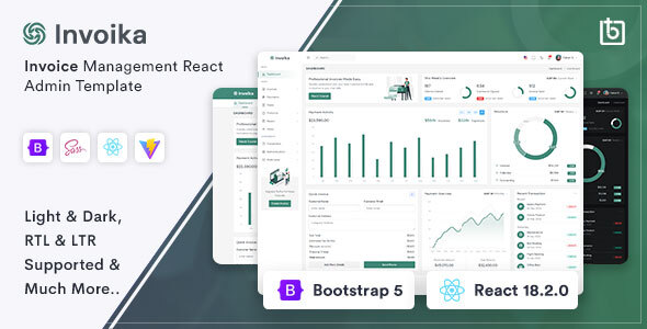 [DOWNLOAD]Invoika - React Invoice Management Admin Template