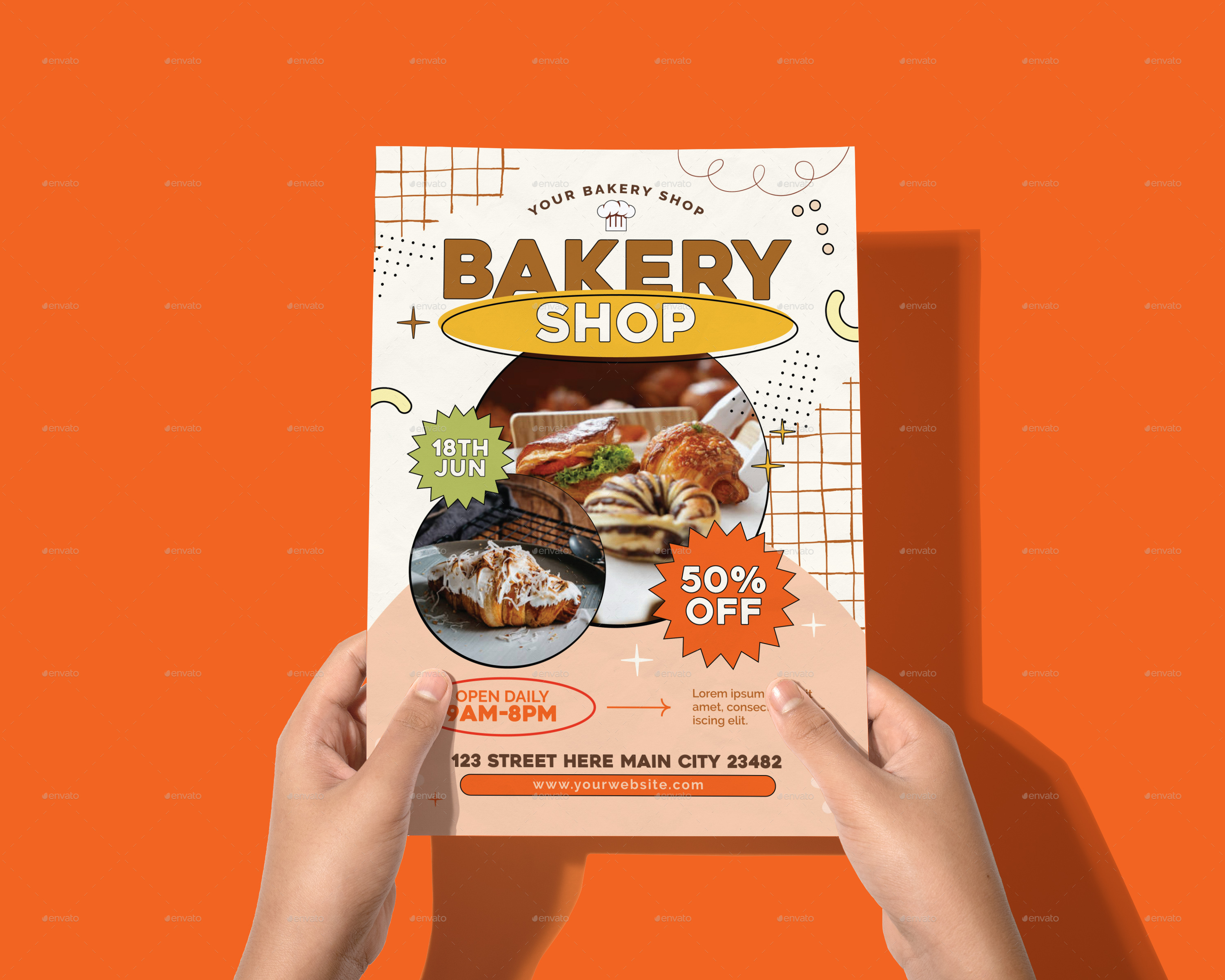 Bakery Flyer, Print Templates | GraphicRiver