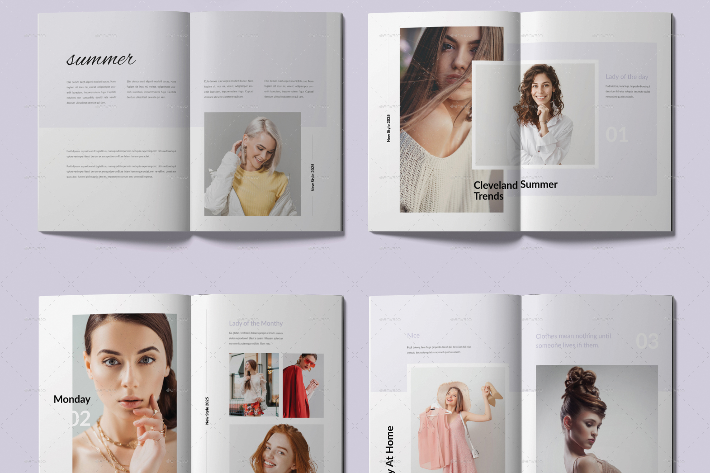 Fashion Look Book Design Template, Print Templates | GraphicRiver