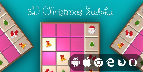 3D Christmas Sudoku – Cross Platform Puzzle Game Nulled