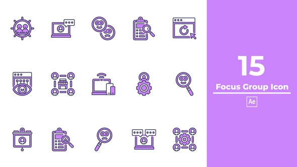 Focus Group Icon After Effects