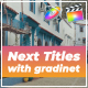 Next Titles with Gradient | FCPX