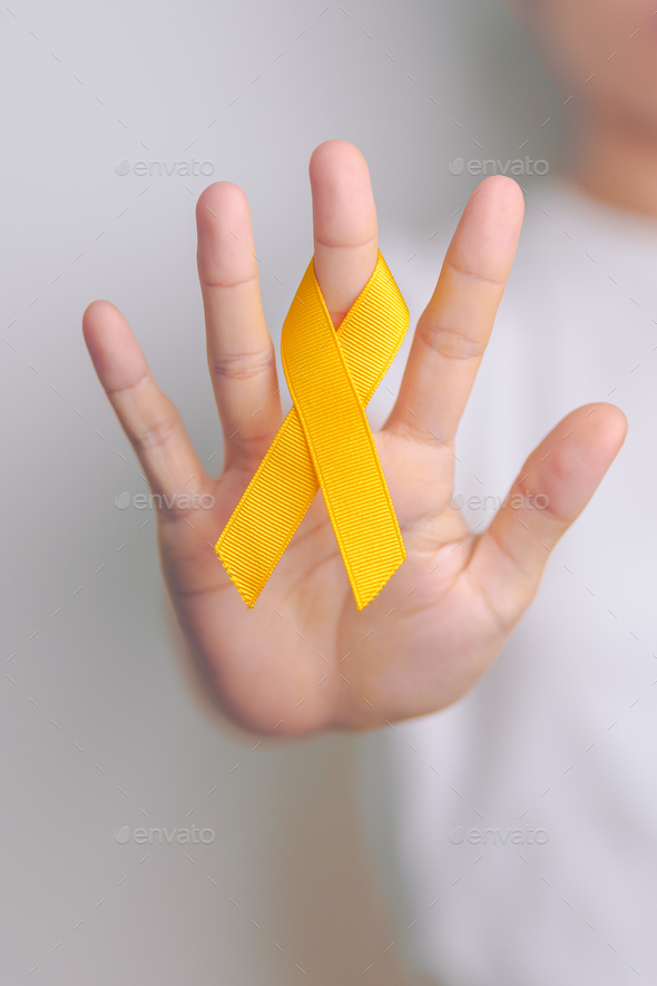 Yellow September, Suicide prevention day, Childhood, Sarcoma, bone and bladder cancer Awareness