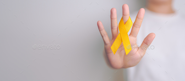 Yellow September, Suicide prevention day, Childhood, Sarcoma, bone and bladder cancer