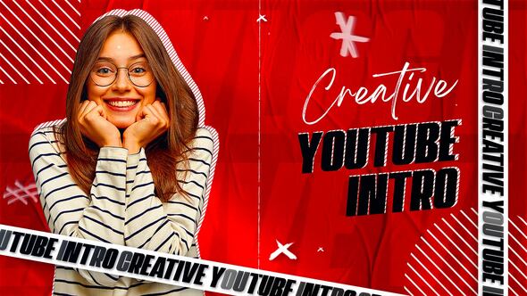 Youtube Vlog Intro MOGRT Premiere Pro template preview