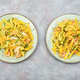Fresh shrimps, avocado, mango salad, flat lay - PhotoDune Item for Sale