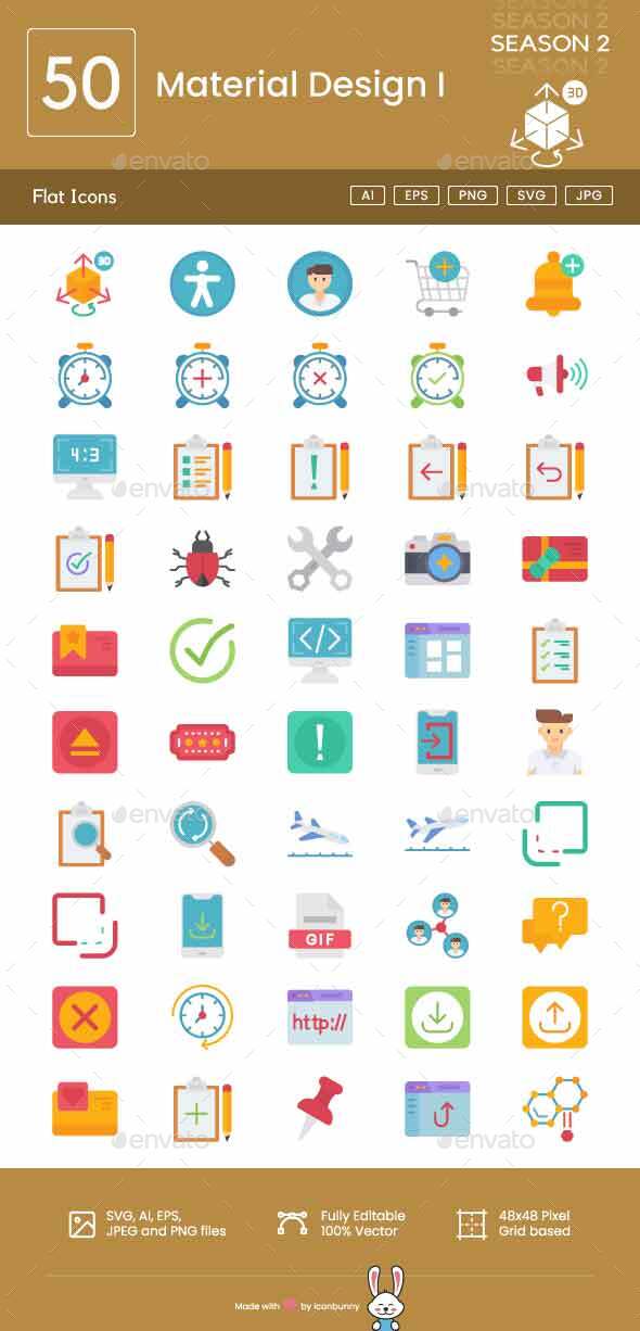 [DOWNLOAD]Material Design Flat Multicolor Icons