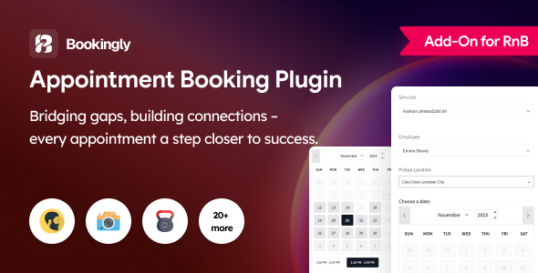Bookingly - Appointment Booking Plugin For WooCommerce & RnB
