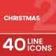 Christmas Filled Line Icons