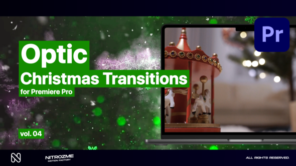 Christmas Optic Transitions Vol. 04 for Premiere Pro