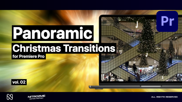 Christmas Panoramic Transitions Vol. 02 for Premiere Pro