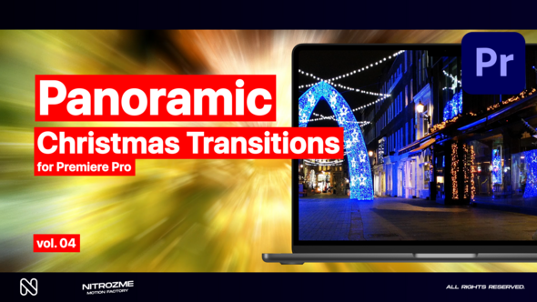 Christmas Panoramic Transitions Vol. 04 for Premiere Pro