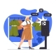 Selling Clothes Online Vector Concept