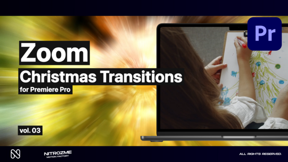 Christmas Zoom Transitions Vol. 03 for Premiere Pro