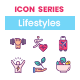 88 Lifestyles Icons | Crayons Series