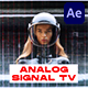 Analog Signal TV Transitions | After Effects