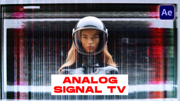 Analog Signal TV Transitions | After Effects