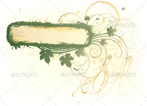 Floral Background - Borders Decorative
