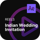 Social Media Reels - Indian Wedding Invitation After Effects Template