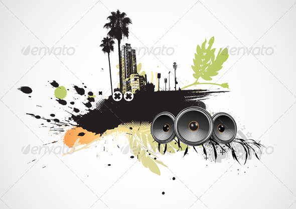 Urban Grunge Background - Backgrounds Decorative