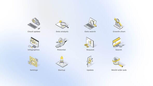 Business - Isometric Icons