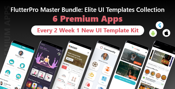 FlutterPro MasterBundle: Elite UI Templates Collection