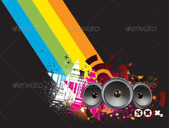 Abstract Party Background - Backgrounds Decorative