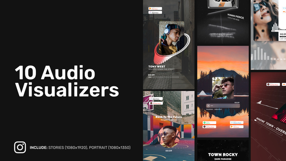 Design Instagram Audio Visualizers