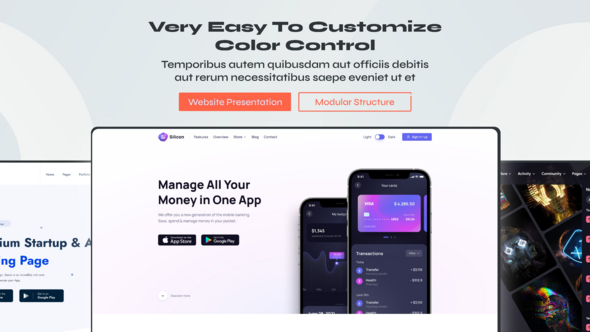 Website Promo Presentation Product Promo template preview