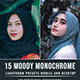 15 Moody Monochrome Lightroom Presets