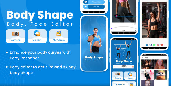 Body Shape Editor - Face Shape Editor - Retouch Body Editor - Perfect Body Shaper