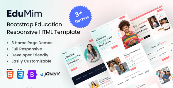 Edumim - Education HTML Template