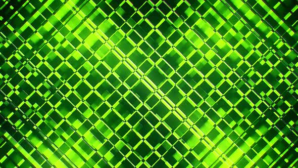 VJ Green Neon Grid