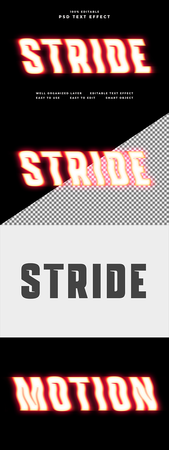 Stride Text Effect