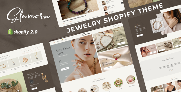 Glamora – Multipurpose Shopify Jewelry Store Theme